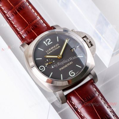 (VS) Swiss Replica Panerai Luminor Marina PAM00351 Watch Titanium Case